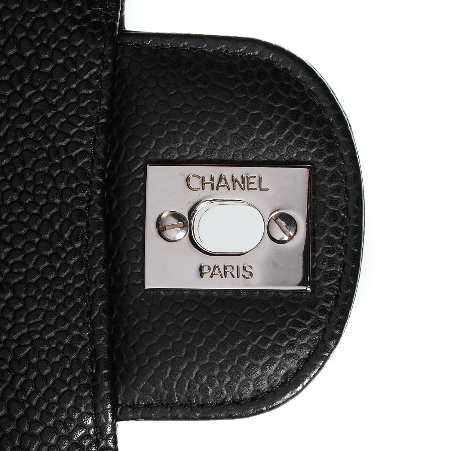 Chanel Caviar Quilted Medium Double Flap Black 8 of 8