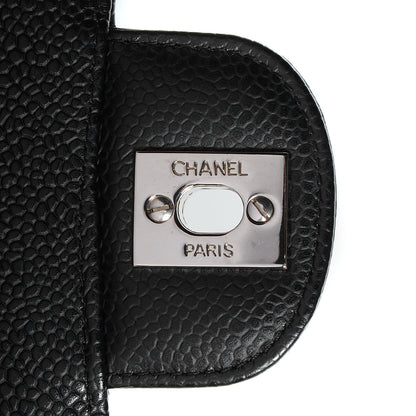 Chanel Caviar Quilted Medium Double Flap Black 8 of 8