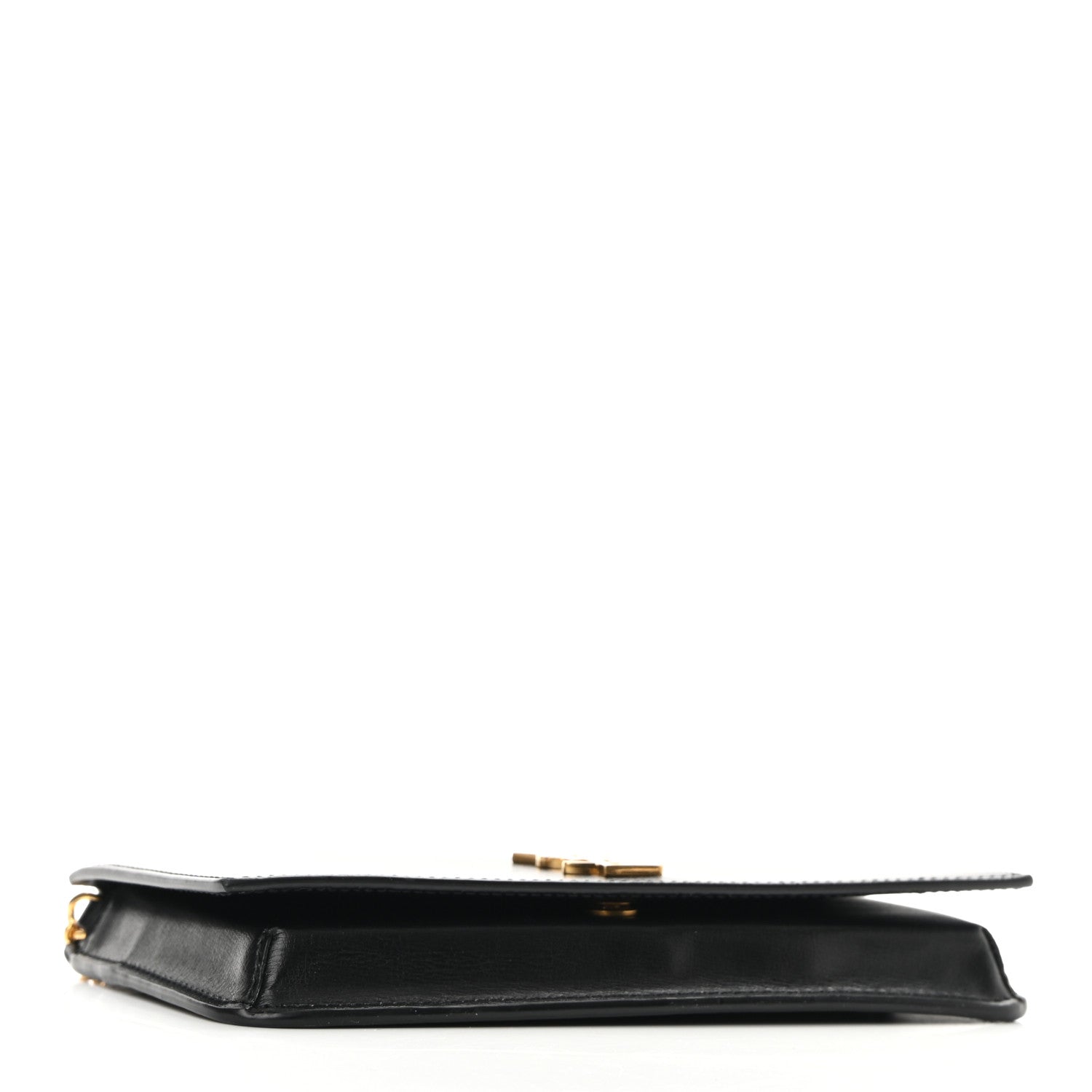 Saint Laurent Smooth Calfskin Monogram Phone Holder Crossbody Black 4 of 9