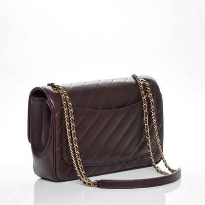 Chanel Lambskin Quilted Coco Vintage Jumbo Flap Purple 4 of 8