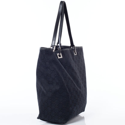 Gucci Monogram Large Bucket Tote Black 3 of 11