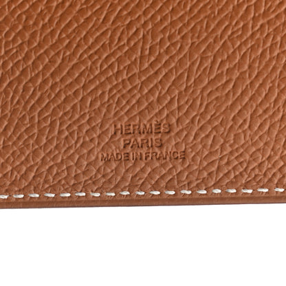 Hermes Epsom Tarmac Dot PM Passport Holder Gold Nata 6 of 8