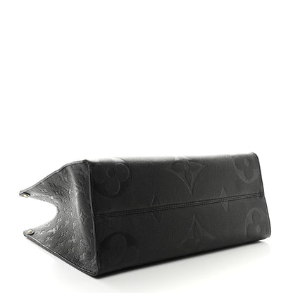 Louis Vuitton Empreinte Monogram Giant Onthego MM Black 4 of 9