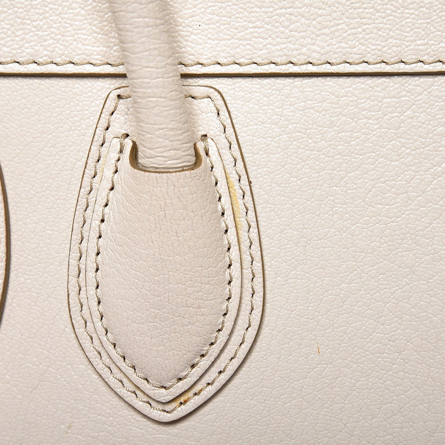 Goatskin Micro Luggage White