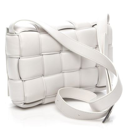 Bottega Veneta Nappa Maxi Intreccio Padded Cassette Crossbody Bag Chalk 3 of 9