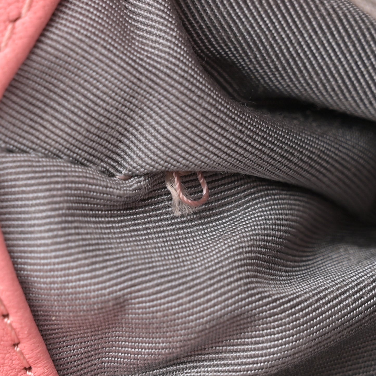 Washed Lambskin Quilted Mini Chain Around Messenger Pink