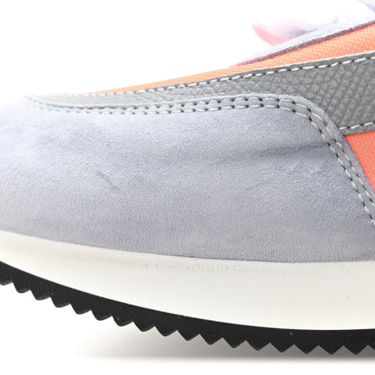 Hermes Suede Goatskin Technical Canvas Epsom Chris Sneakers 38 10 of 10