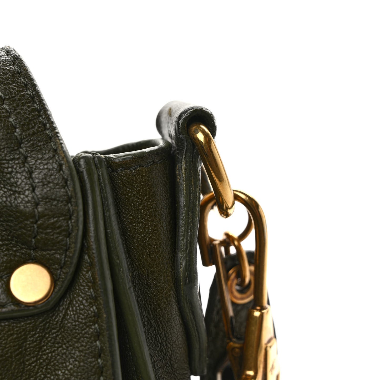 Lambskin Medium PS1 Satchel Military