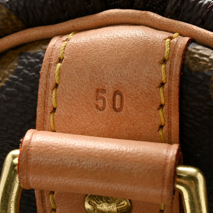 Louis Vuitton Monogram Patches Keepall Bandouliere 50 6 of 11
