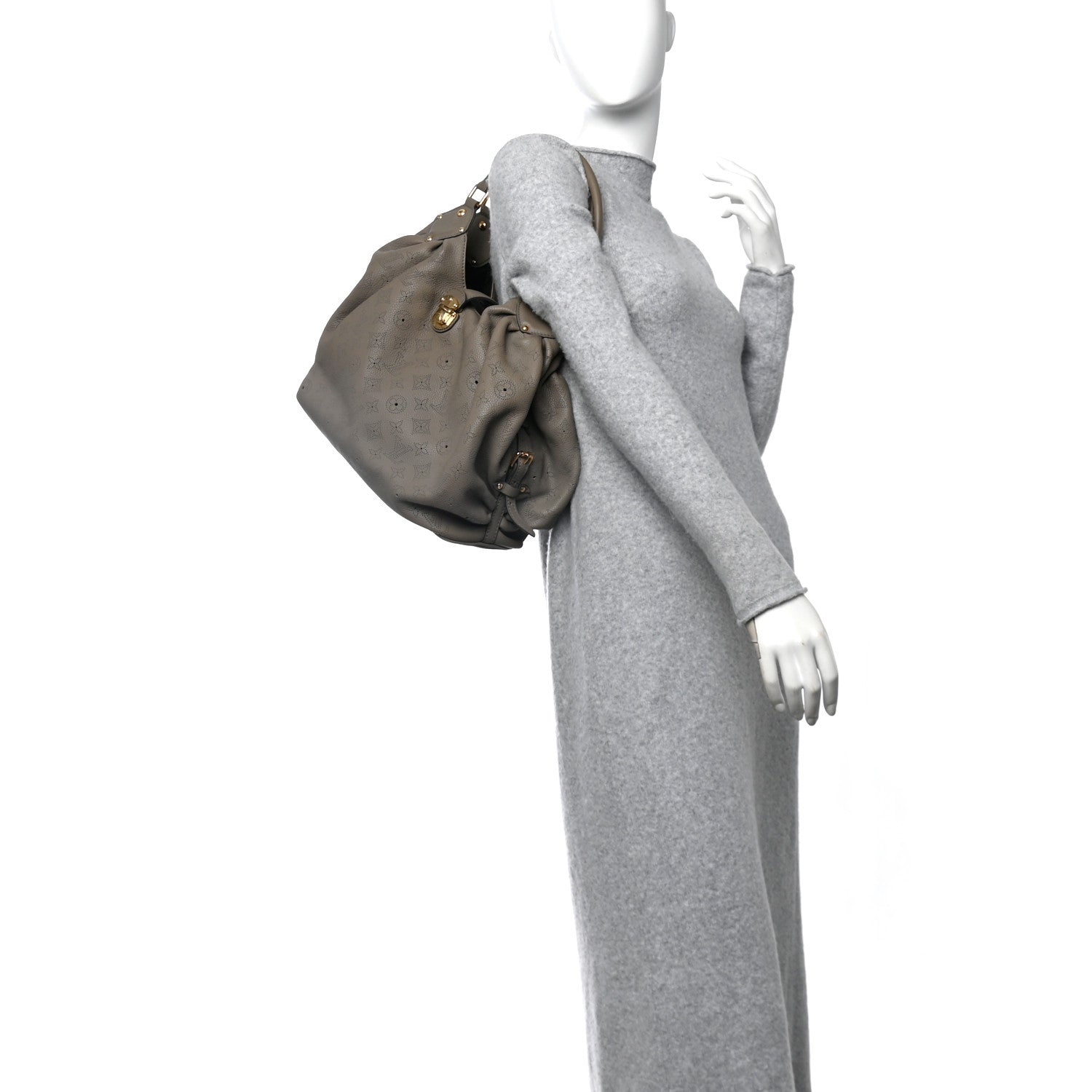 Louis Vuitton Mahina L Taupe 3 of 9