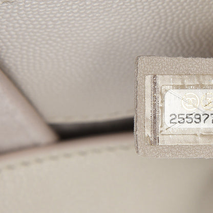 Chanel Caviar Large Studded Deauville Tote Beige 7 of 13