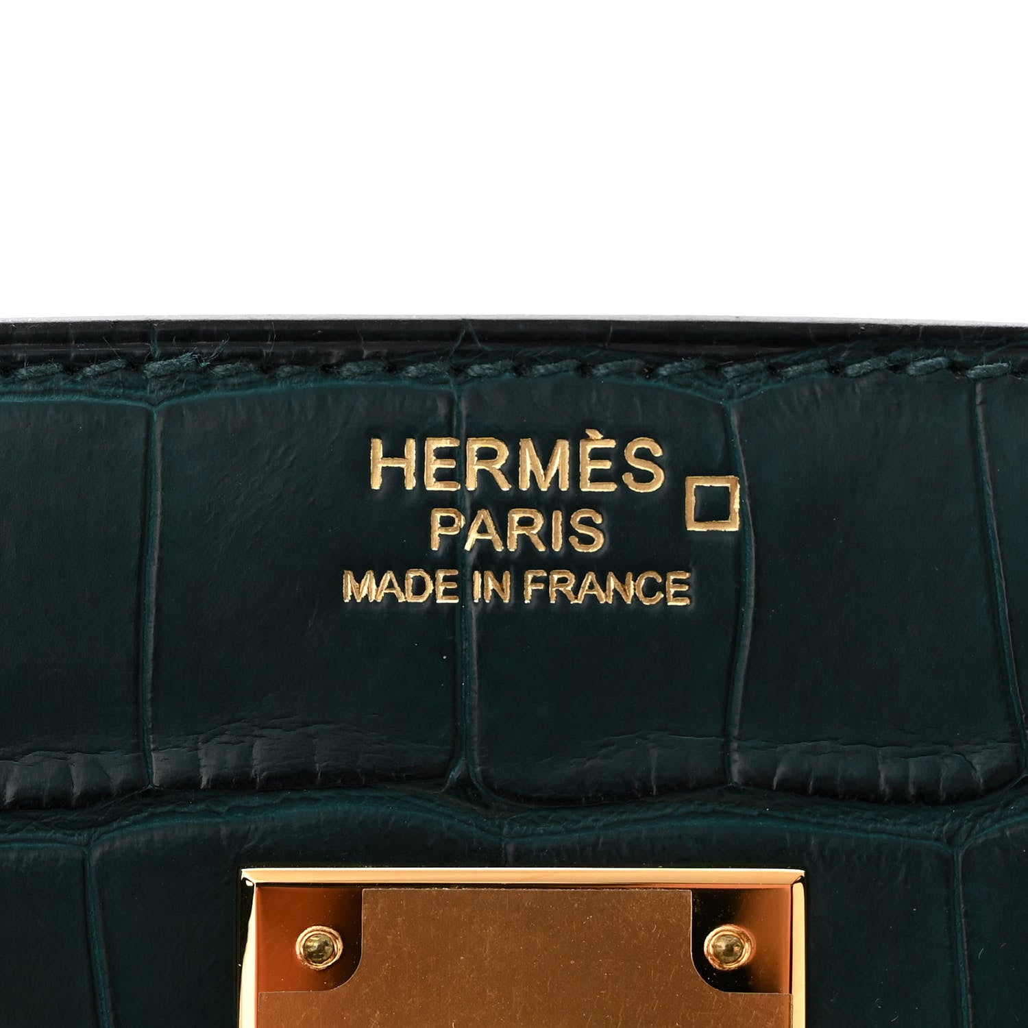 Hermes Matte Alligator Birkin 30 Vert Cypress 6 of 12