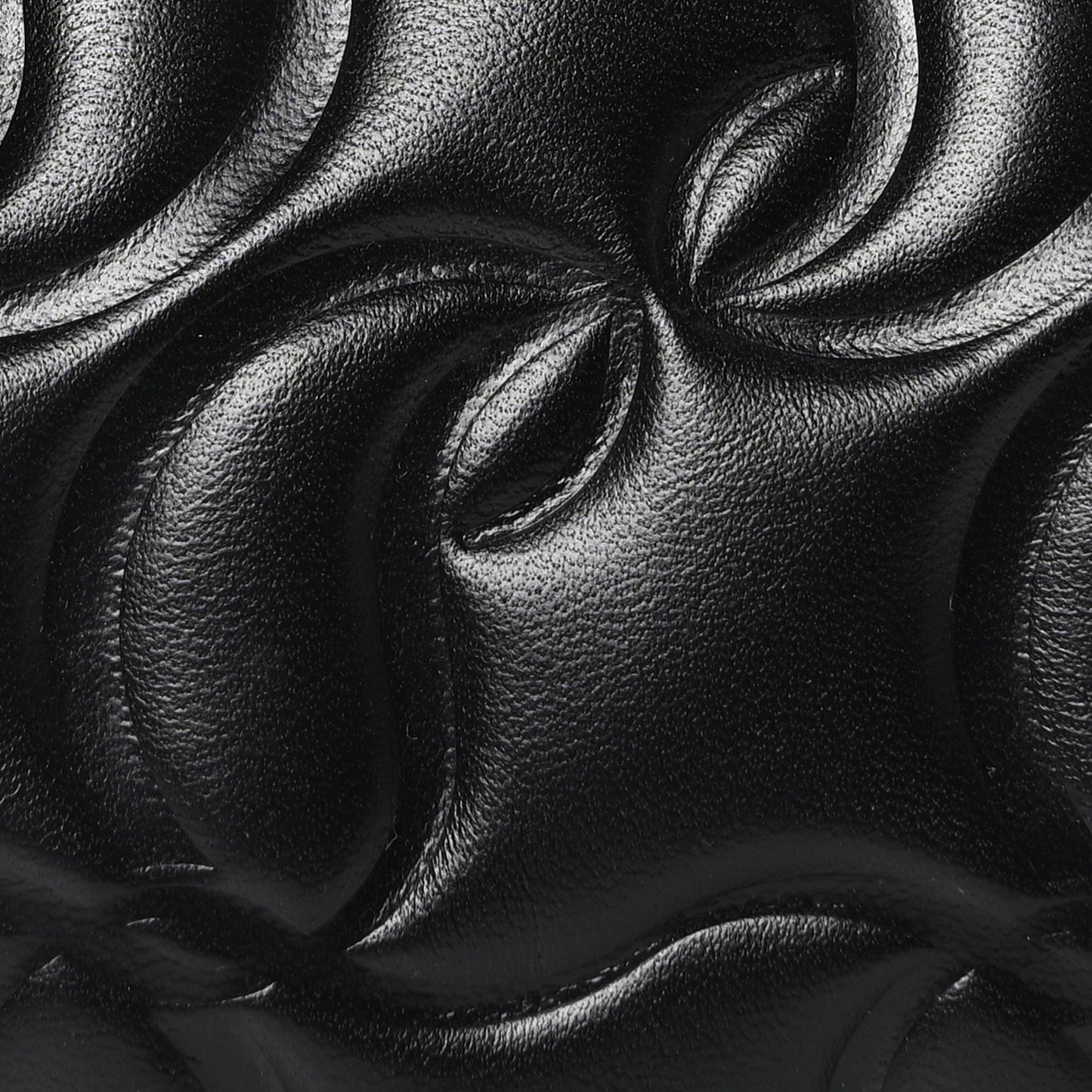 Nappa Embossed Mini East West Cabata Tote Black