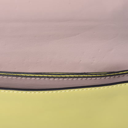 Valentino Garavani Nappa Monochrome Rockstud Wristlet Clutch Soft Yellow 8 of 11