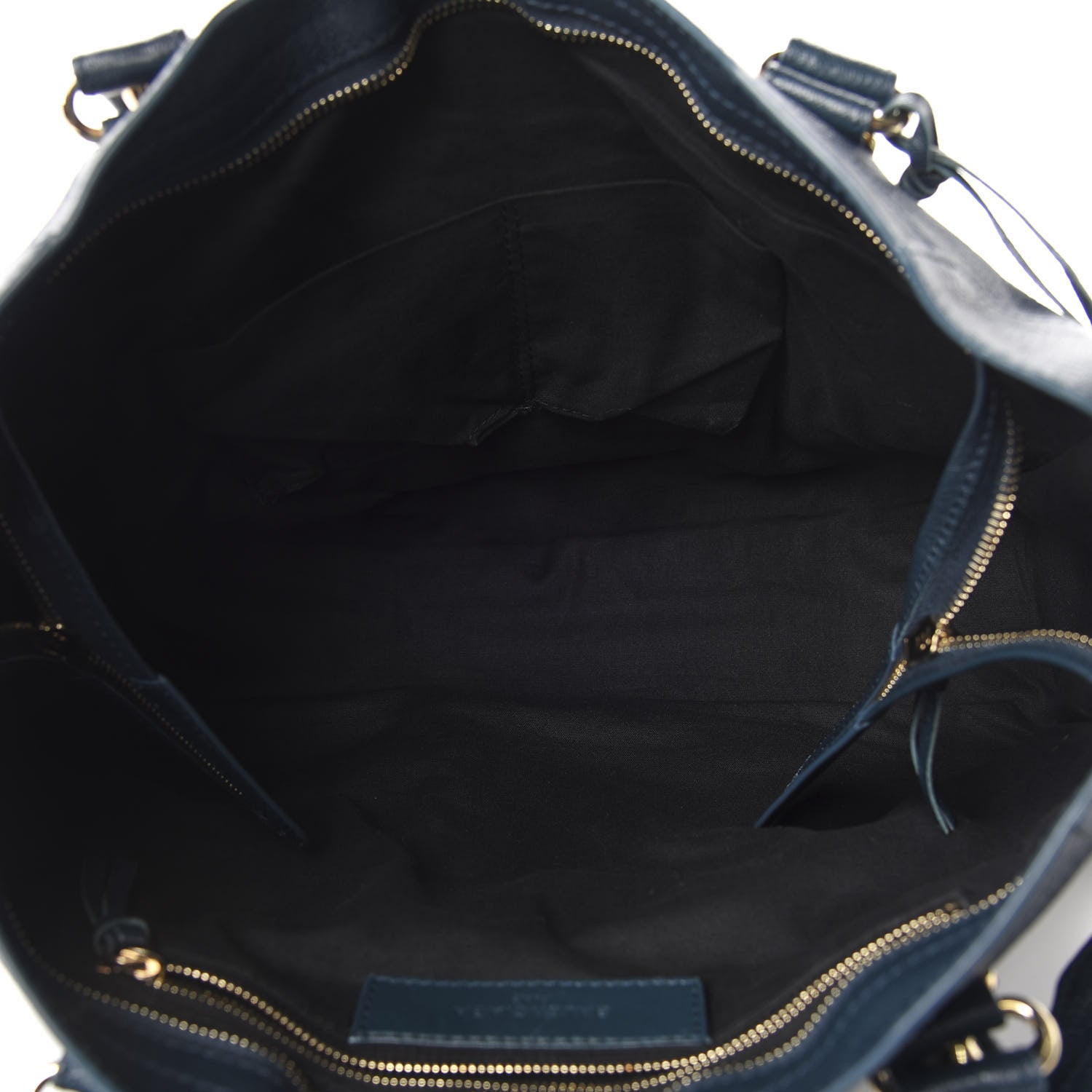 Balenciaga Chevre Gold Metallic Edge Hardware City Bleu Paon 6 of 12