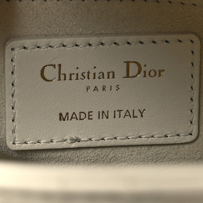 Christian Dior Lambskin Cannage Dioramour Heart Small Lady Dior White Red 6 of 10