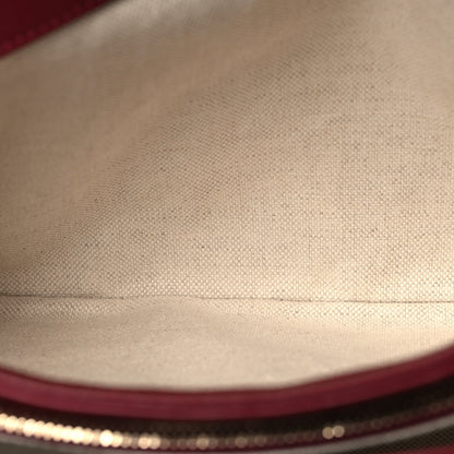 Gucci Arabella Calfskin Horsebit 1955 Soft Small Shoulder Bag Rosso Ancora 7 of 12
