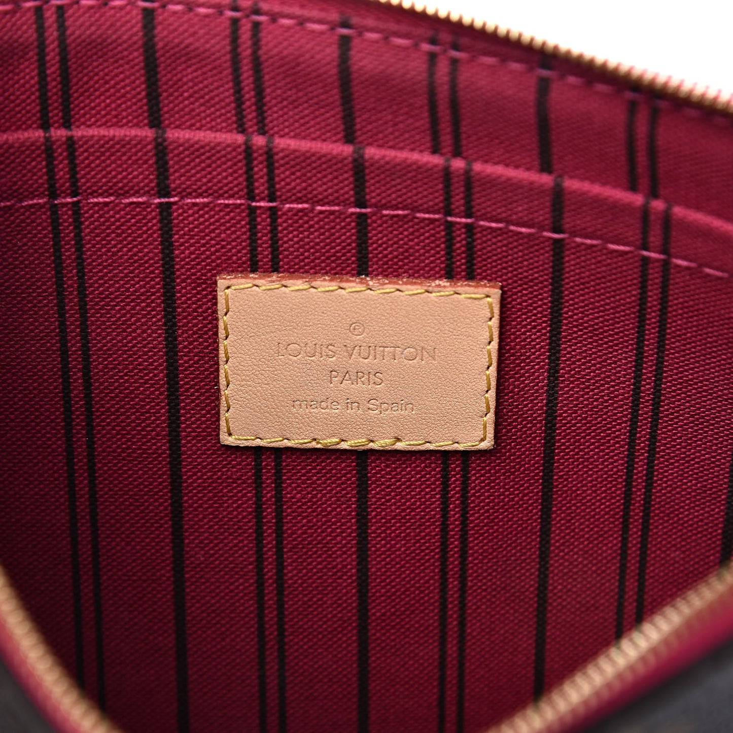 Monogram Neverfull MM GM Pochette Pivoine