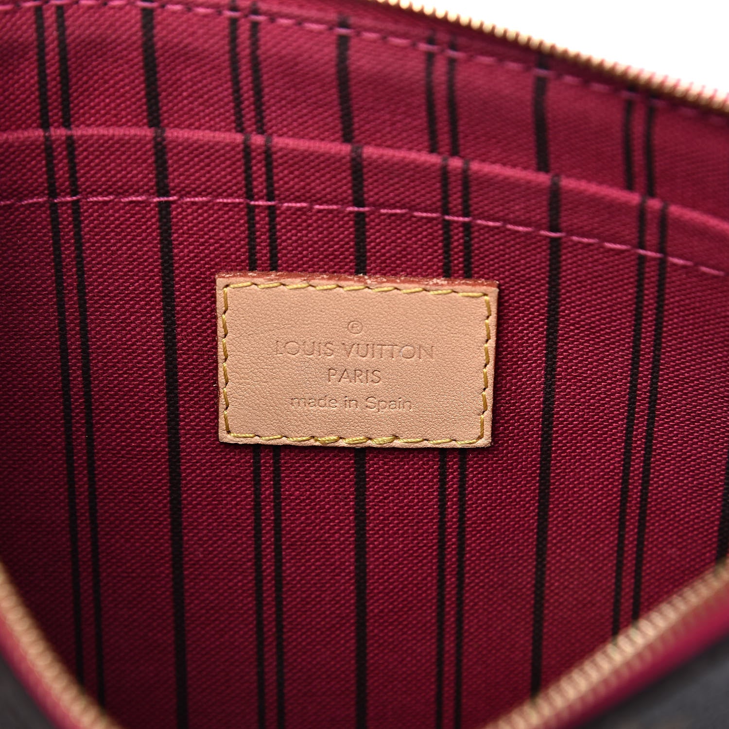 Louis Vuitton Monogram Neverfull MM GM Pochette Pivoine 6 of 9
