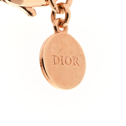 Christian Dior Metal Crystal 30 Montaigne Necklace Rose Gold 6 of 6
