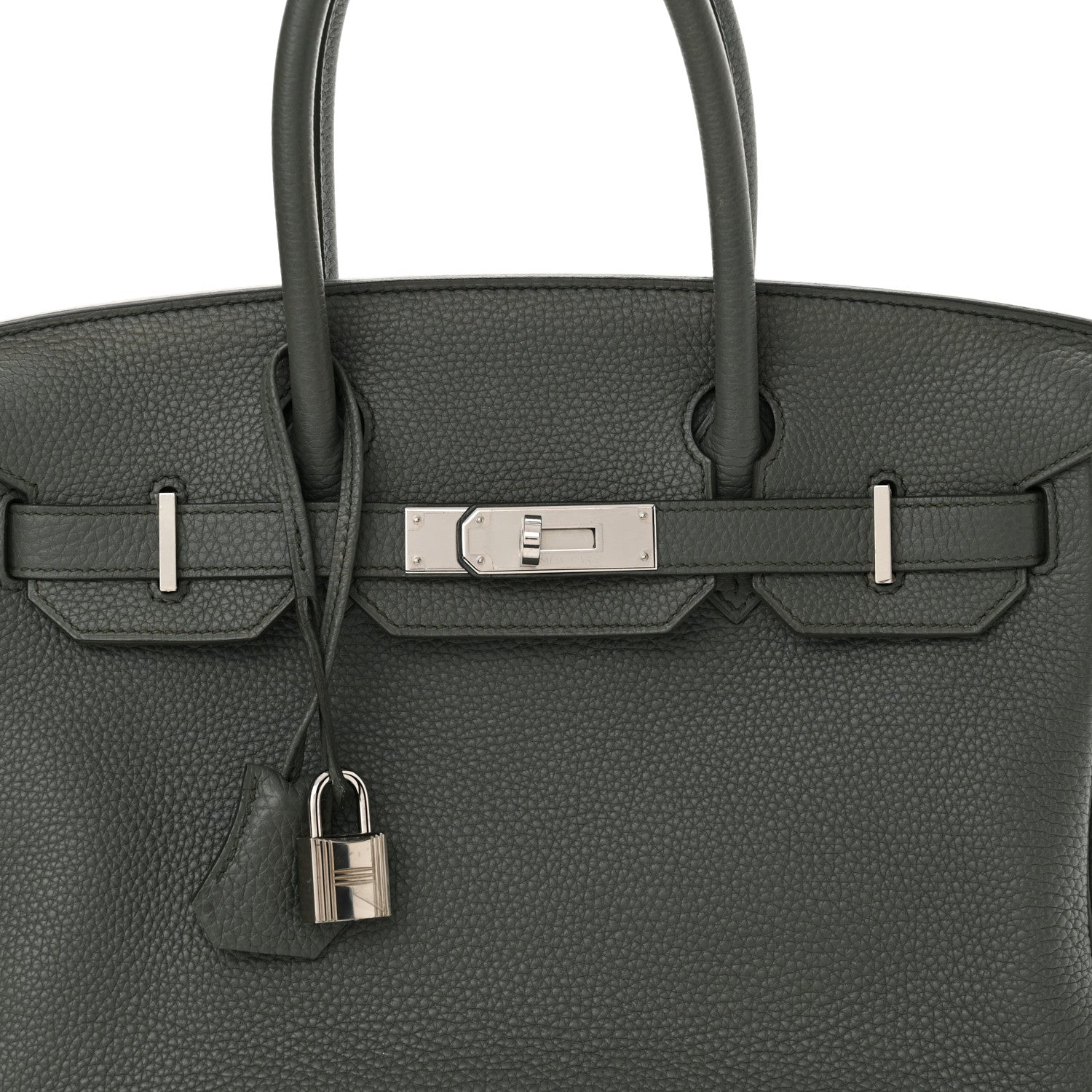 Hermes Togo Birkin 30 Vert Amande 8 of 19