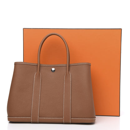 Hermes Vache Country Garden Party 30 TPM Gold 8 of 8