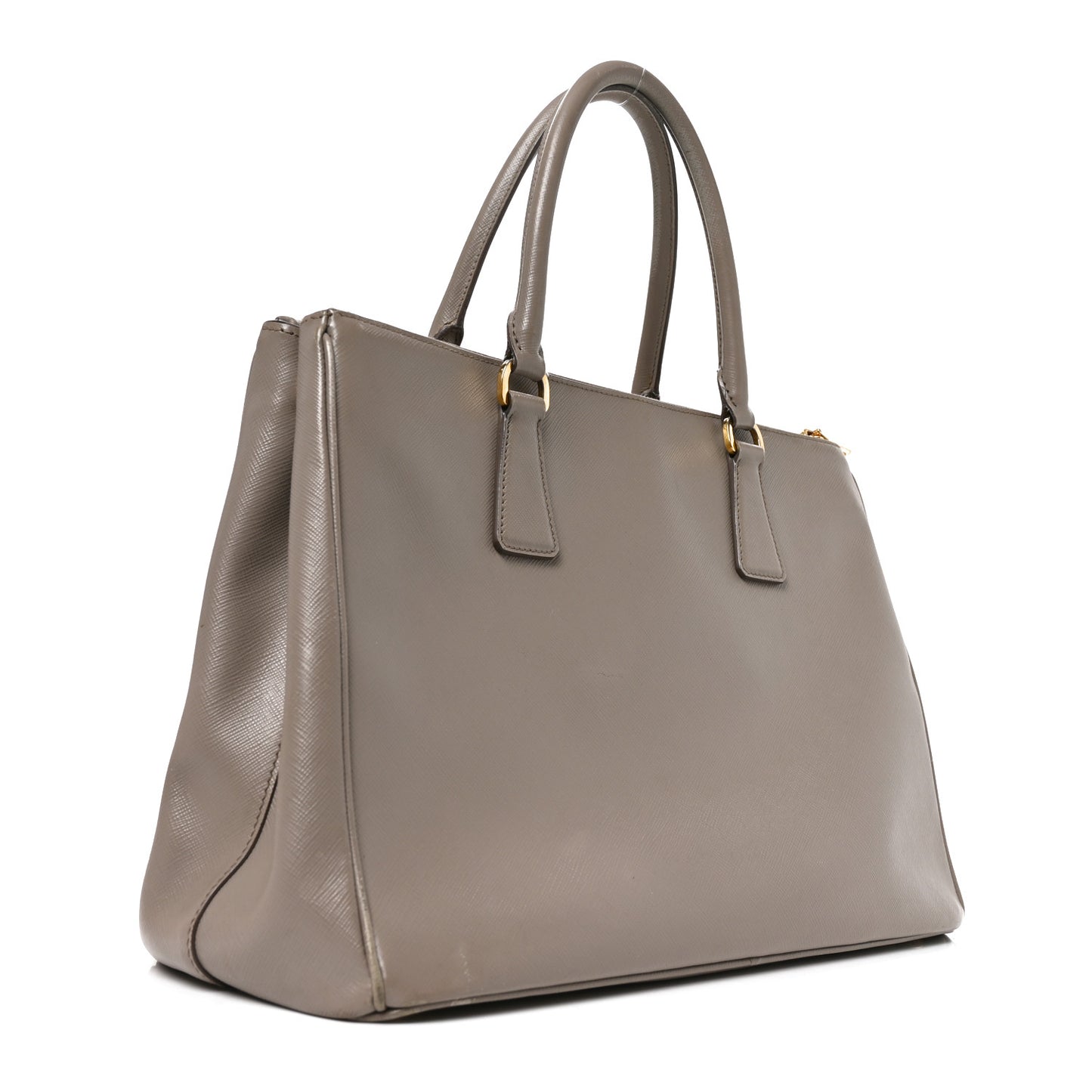 Saffiano Large Galleria Double Zip Tote Argilla
