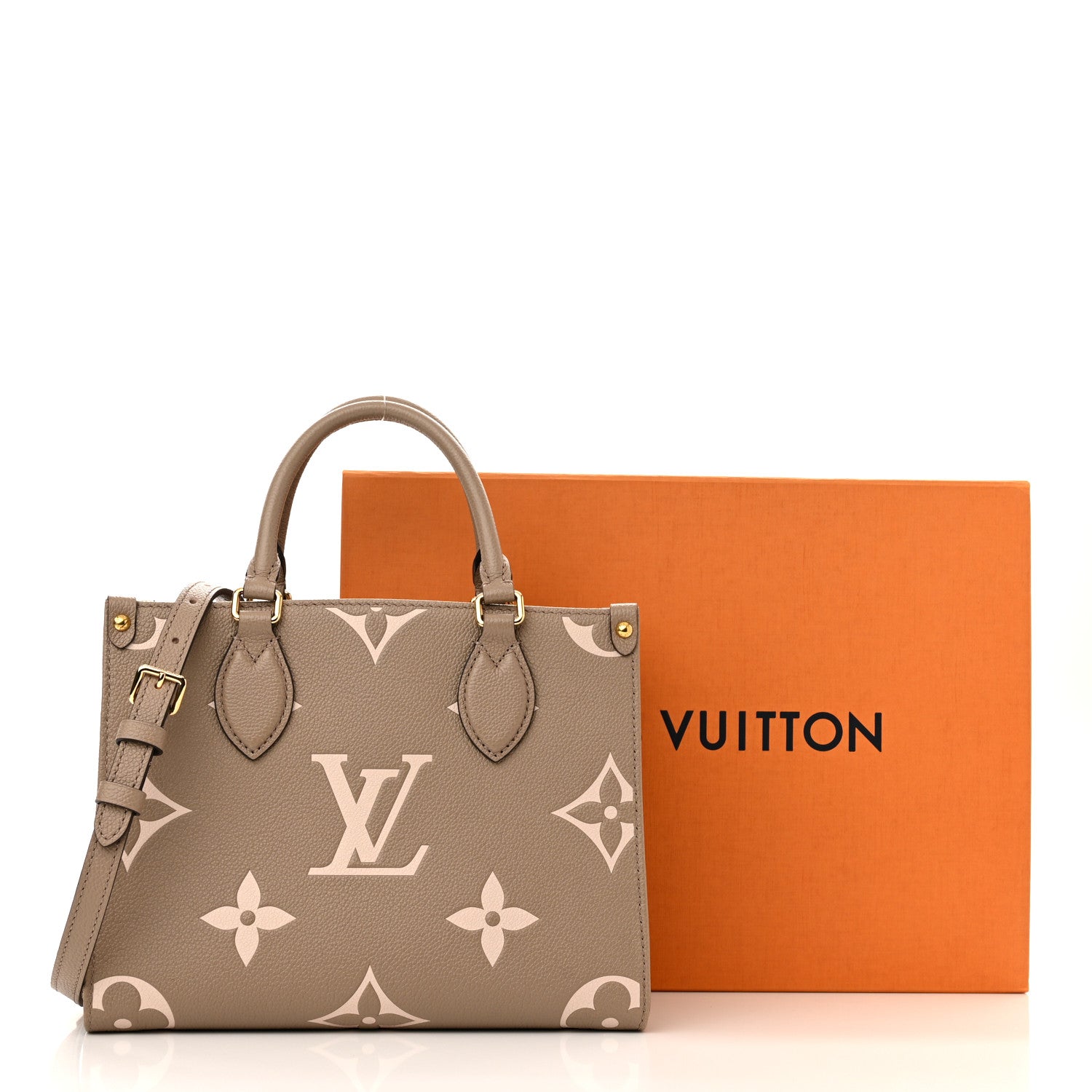 Louis Vuitton Empreinte Monogram Giant Onthego PM Tourterelle Creme 11 of 11