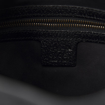 Gucci Monogram Piston Lock Jackie O Hobo Black 8 of 10