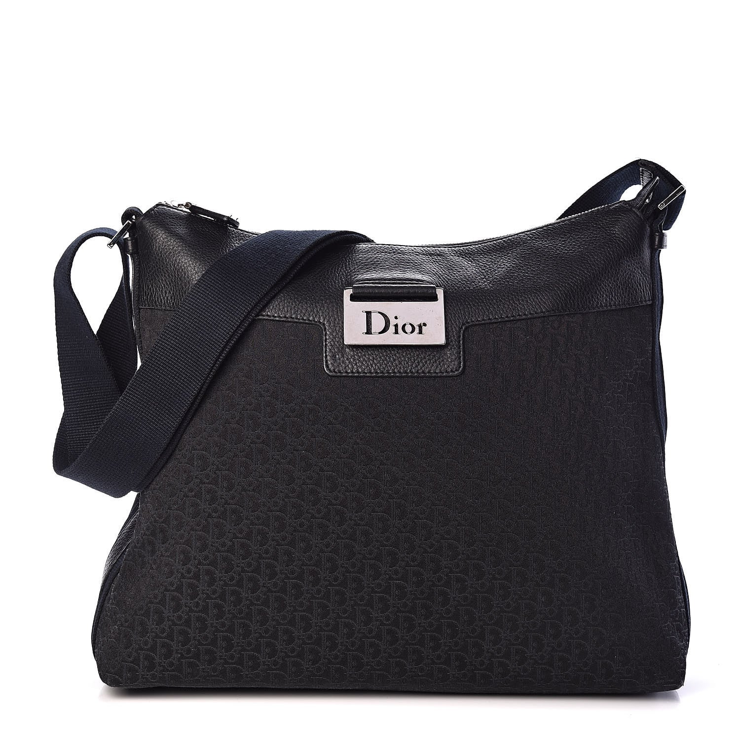 Christian Dior Monogram Messenger Black 1 of 9