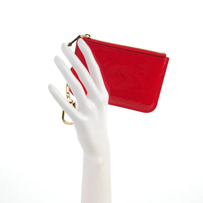 Louis Vuitton Vernis Key Pouch NM Cherry 2 of 7