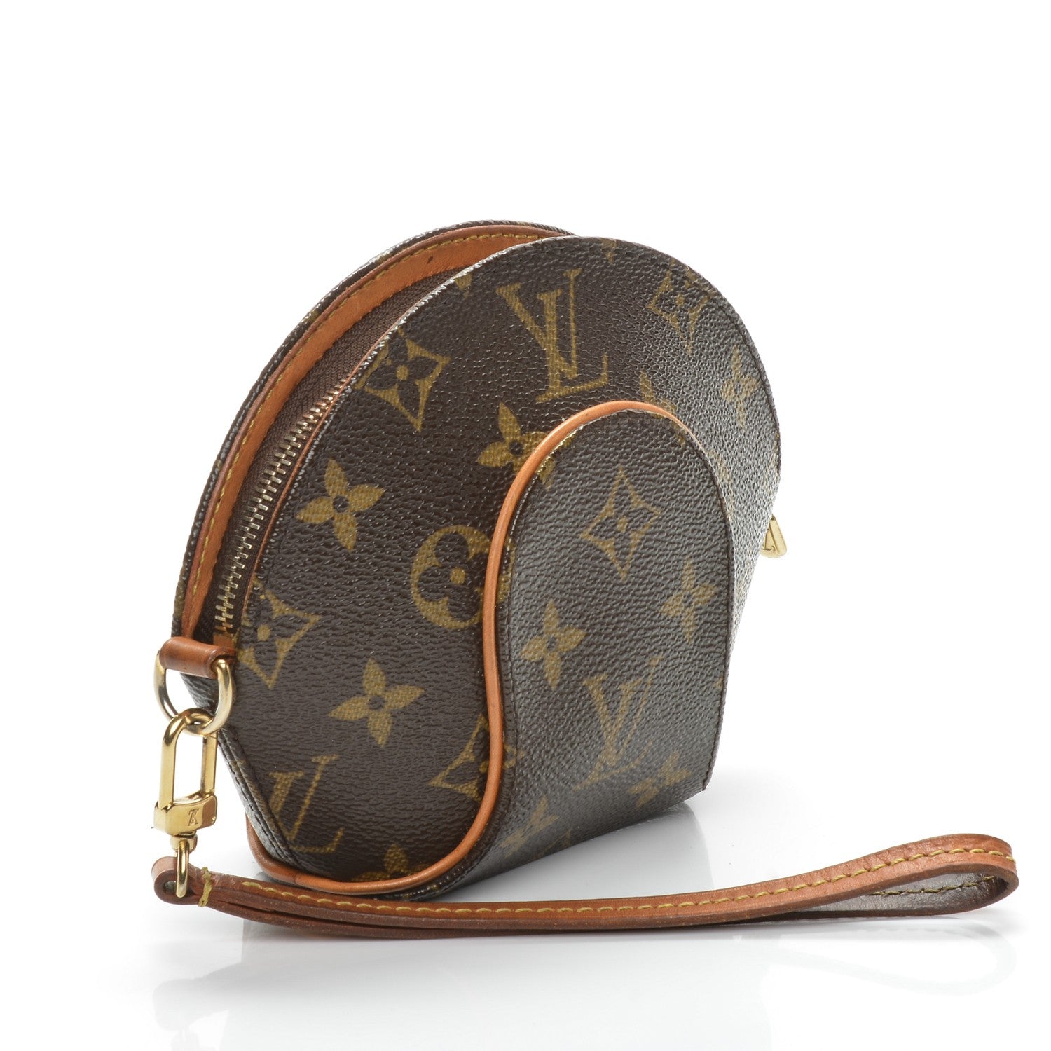 Louis Vuitton Monogram Mini Ellipse Wristlet Clutch 3 of 6