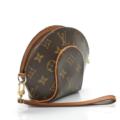 Louis Vuitton Monogram Mini Ellipse Wristlet Clutch 3 of 6