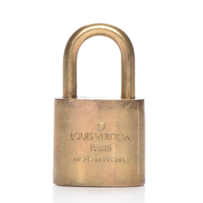 Louis Vuitton Brass Lock and 2 Keys Set #306 4 of 5