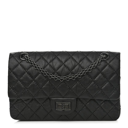 Chanel Aged Calfskin Quilted 2.55 Reissue 225 Flap So Black 1 of 10