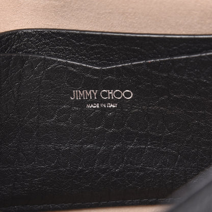 Jimmy Choo Grainy Calfskin Small Lockett Shoulder Bag Black 5 of 9