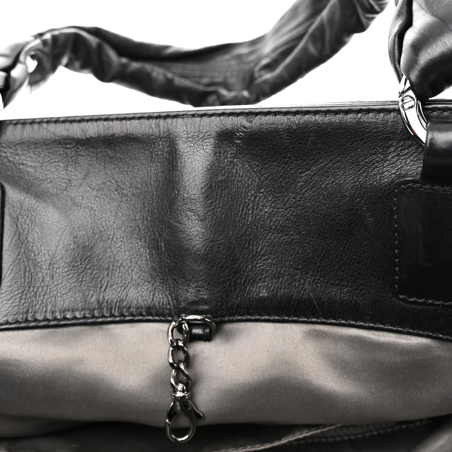 Lambskin East West Soho Shopper Black
