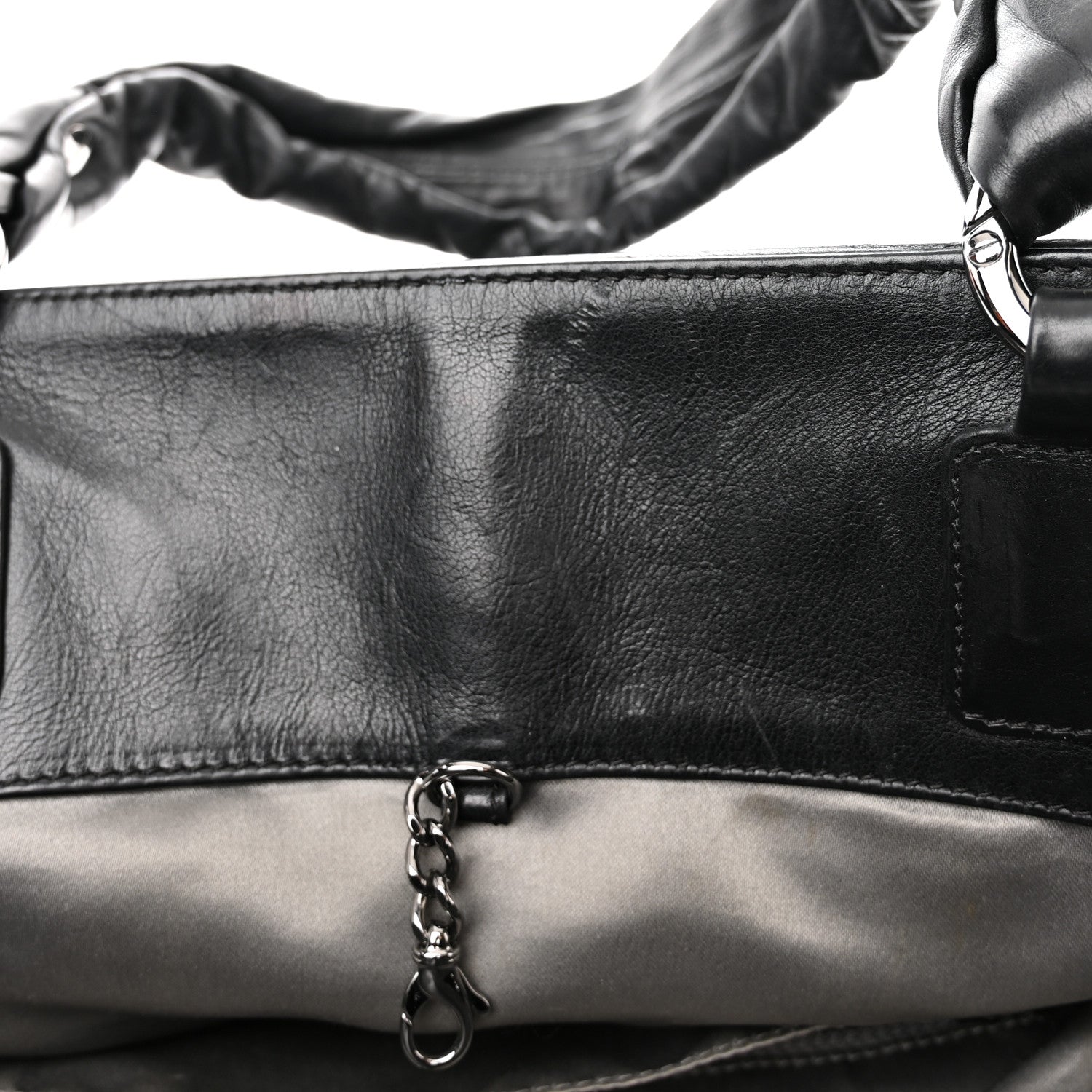 Chanel Lambskin East West Soho Shopper Black 12 of 12