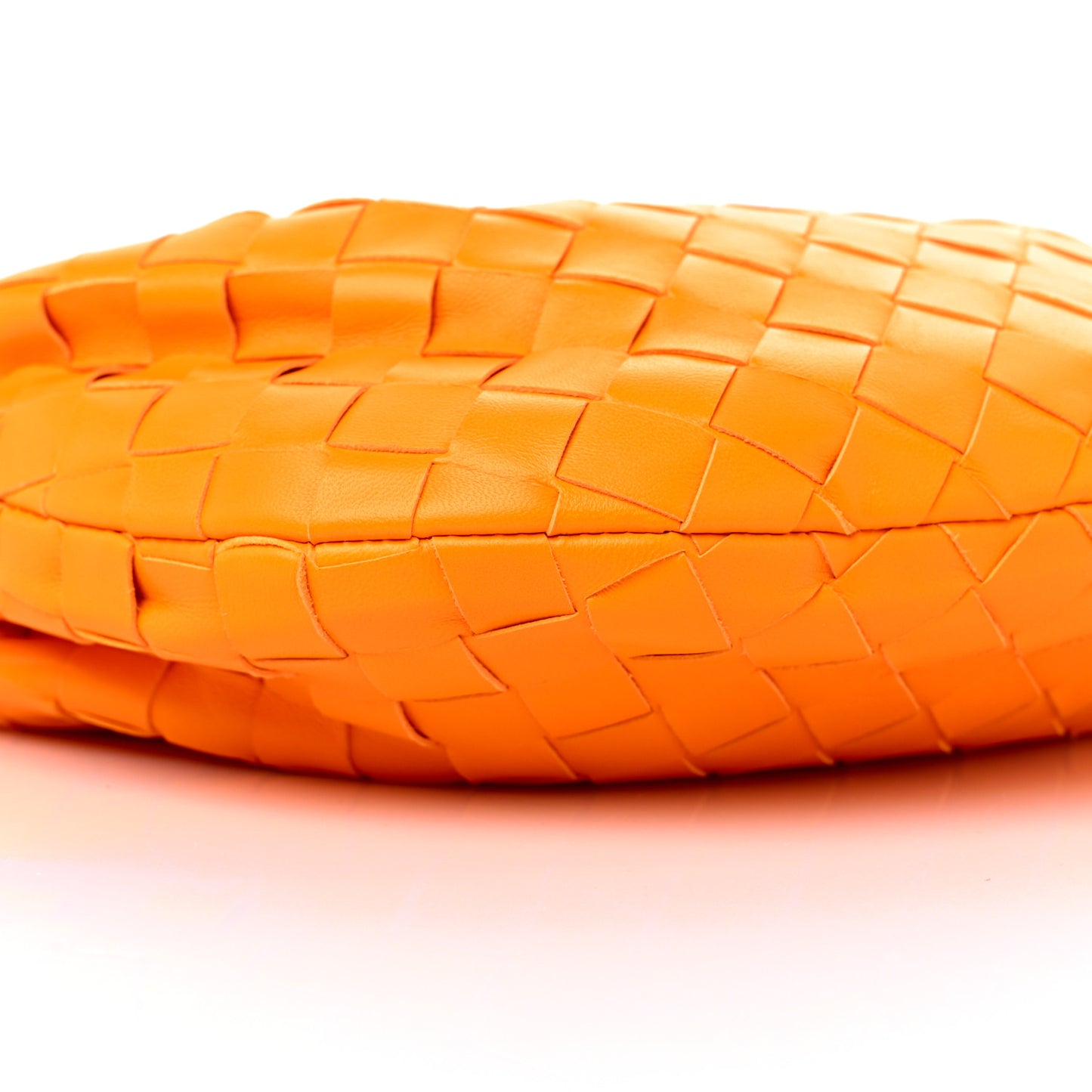 Nappa Intrecciato Mini Jodie Tangerine