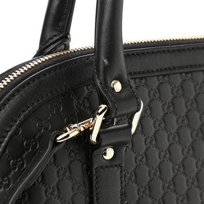 Gucci Microguccissima Medium Dome Bag Black 9 of 11