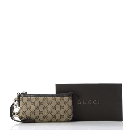 Gucci Monogram Jolicoeur Wristlet Dark Brown 10 of 10