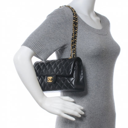 Chanel Lambskin Quilted Small Double Flap Black 2 of 6