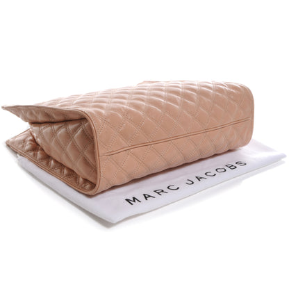 Marc Jacobs Leather Quilted Juliette Tote Blush 4 of 9