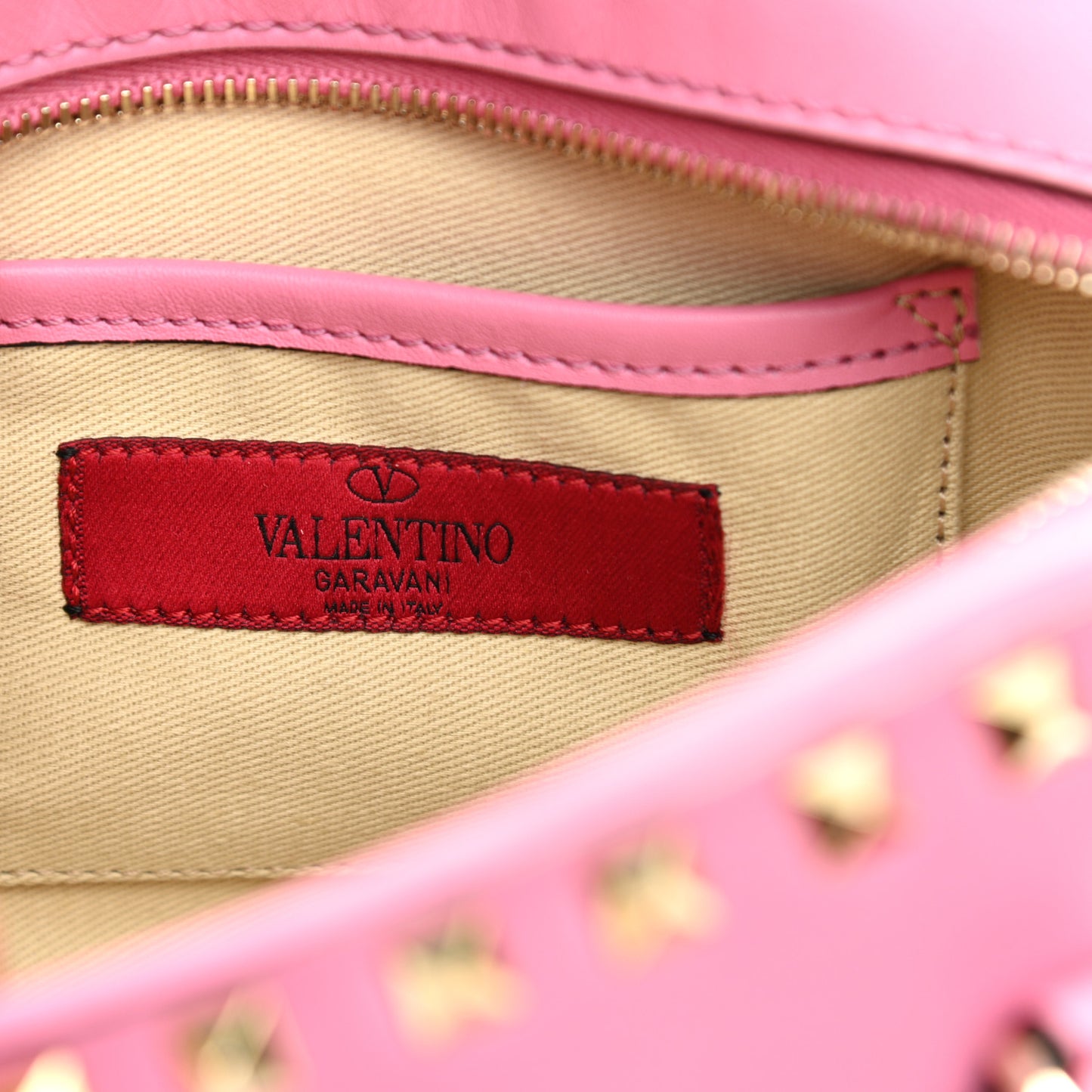 Vitello Mini Rockstud Convertible Satchel Ninphea