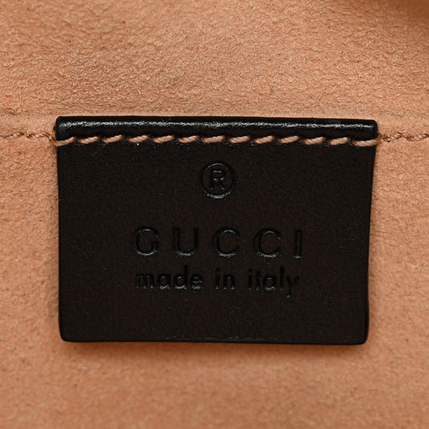 Gucci Calfskin Matelasse Small GG Marmont Chain Shoulder Bag Black 6 of 14