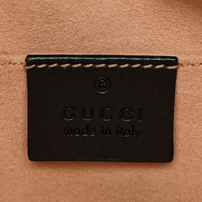 Gucci Calfskin Matelasse Small GG Marmont Chain Shoulder Bag Black 6 of 14