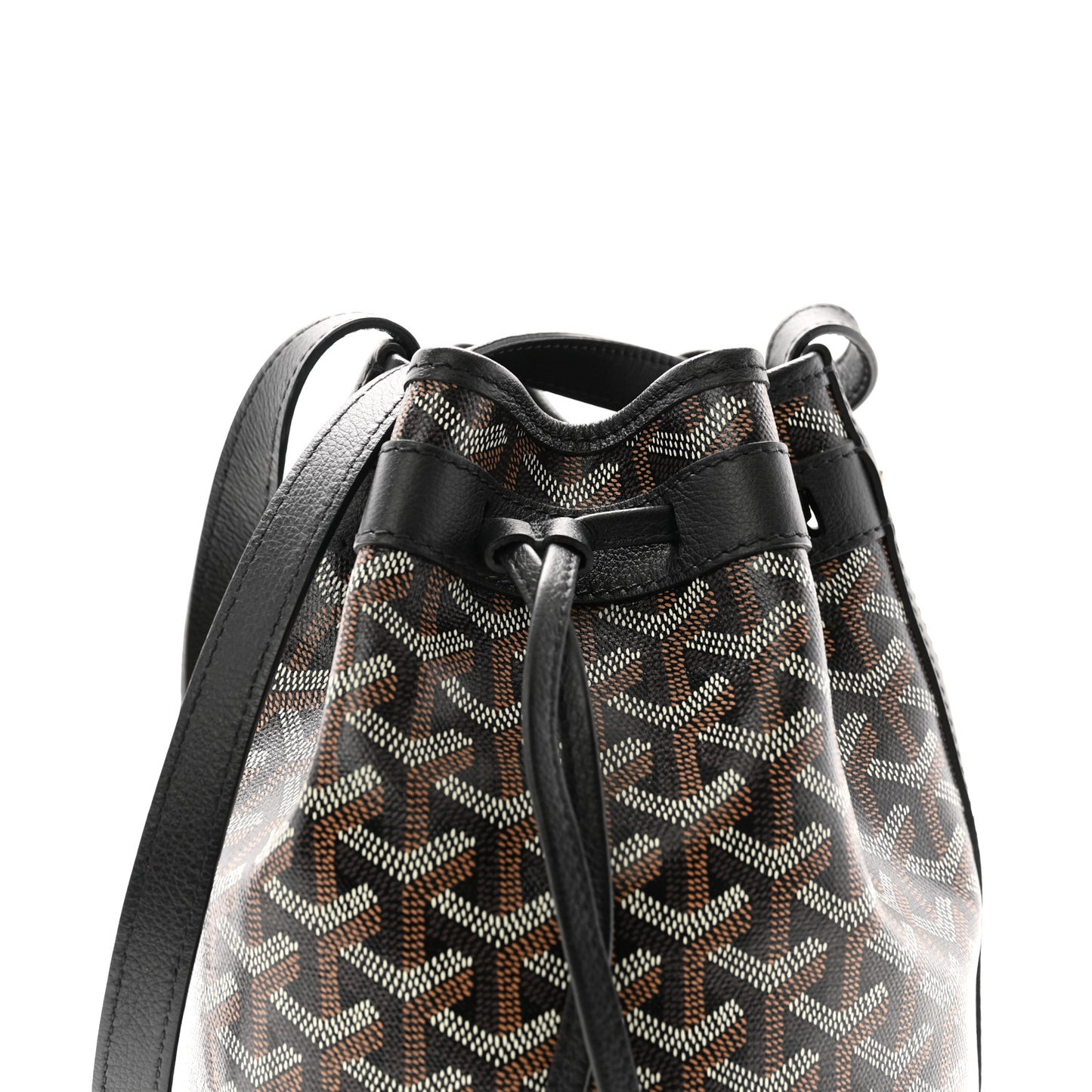 Goyardine Petit Flot Bucket Bag PM Black