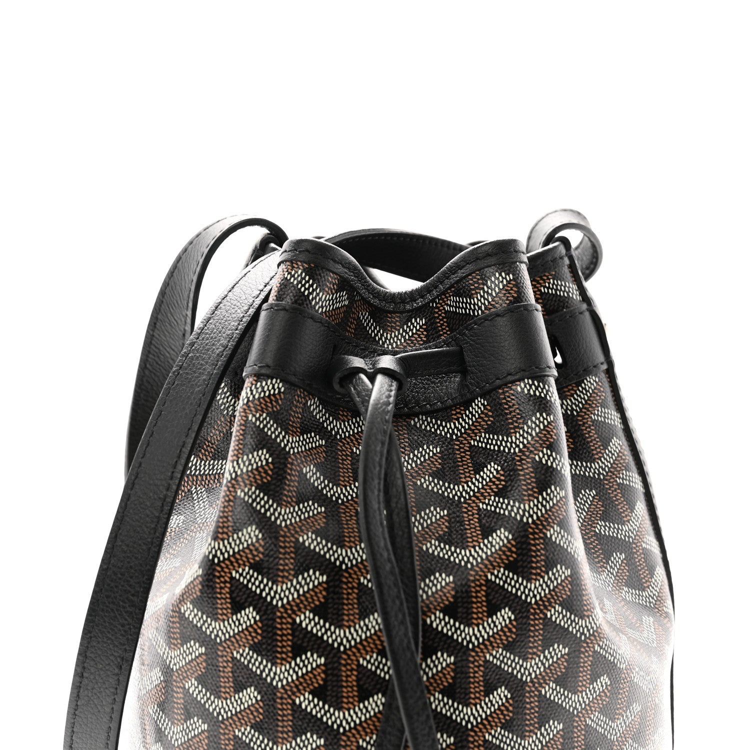 Goyard Goyardine Petit Flot Bucket Bag PM Black 7 of 9