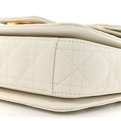 Christian Dior Lambskin Cannage Small Jolie Top Handle Bag Latte 9 of 11