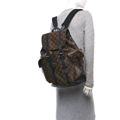 Louis Vuitton Monogram Macassar Christopher MM Backpack 3 of 19